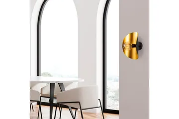 Vägglampa Sugana Giada Svart / Rany - Guld/Svart - Belysning - Lampor & belysning inomhus - Sovrumslampa - Sänglampa - Sänglampa vägg