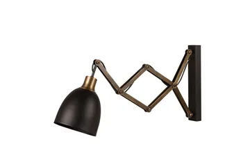 Vägglampa Sugana Lyra Svart / Vintage - Beige/Svart - Belysning - Lampor & belysning inomhus - Sovrumslampa - Sänglampa - Sänglampa vägg