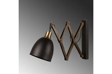 Vägglampa Sugana Lyra Svart / Vintage - Beige/Svart - Belysning - Lampor & belysning inomhus - Sovrumslampa - Sänglampa - Sänglampa vägg