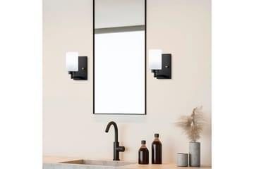 Vägglampa Syllen Svart / Vit - Svart / Vit - Belysning - Lampor & belysning inomhus - Sovrumslampa - Sänglampa - Sänglampa vägg