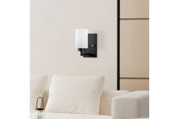 Vägglampa Syllen Svart / Vit - Svart / Vit - Belysning - Lampor & belysning inomhus - Sovrumslampa - Sänglampa - Sänglampa vägg