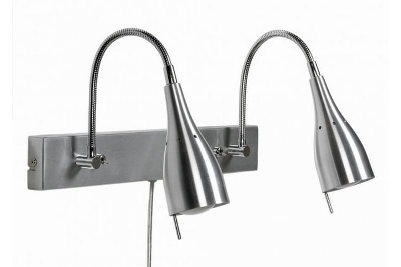 Vägglampa Tanum 40 cm Aluminium - Väggarmatur - Sänglampa vägg - Vägglampa
