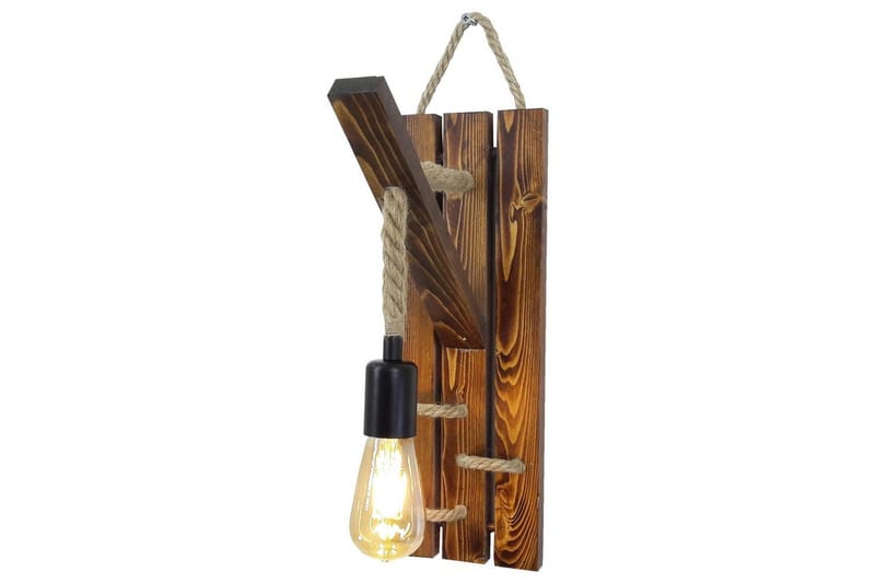 Vägglampa Teyra Trä - Brun - Belysning - Lampor & belysning inomhus - Sovrumslampa - Sänglampa - Sänglampa vägg