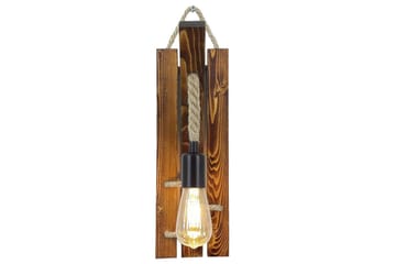 Vägglampa Teyra Trä - Brun - Belysning - Lampor & belysning inomhus - Sovrumslampa - Sänglampa - Sänglampa vägg