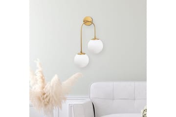 Vägglampa Thalara Två Glansig Rany - Guld - Belysning - Lampor & belysning inomhus - Sovrumslampa - Sänglampa - Sänglampa vägg