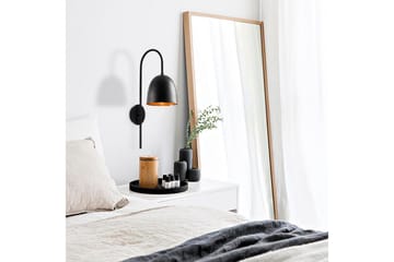 Vägglampa Thela Black - Antracit - Belysning - Lampor & belysning inomhus - Sovrumslampa - Sänglampa - Sänglampa vägg