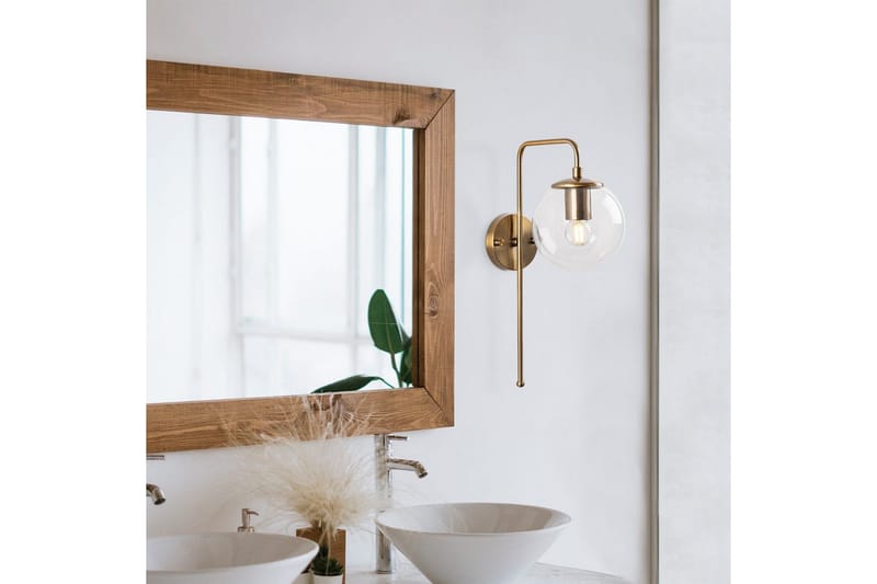 Vägglampa Tolra Vintage Transparent - Transparent - Belysning - Lampor & belysning inomhus - Sovrumslampa - Sänglampa - Sänglampa vägg