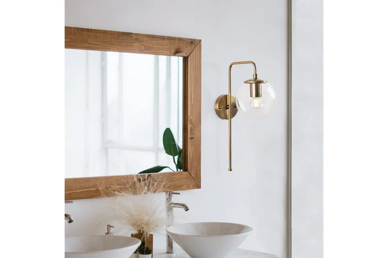 Vägglampa Tolra Vintage Transparent - Transparent - Belysning - Lampor & belysning inomhus - Sovrumslampa - Sänglampa - Sänglampa vägg