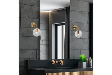 Vägglampa Tolra Vintage Transparent - Vintage Transparent - Belysning - Lampor & belysning inomhus - Sovrumslampa - Sänglampa - Sänglampa vägg