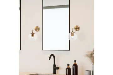 Vägglampa Tolra Vintage Transparent - Vintage Transparent - Belysning - Lampor & belysning inomhus - Sovrumslampa - Sänglampa - Sänglampa vägg