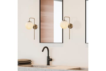 Vägglampa Tolra Vintage Vit - Vit - Belysning - Lampor & belysning inomhus - Sovrumslampa - Sänglampa - Sänglampa vägg