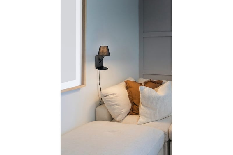Vägglampa TRIO Comfort Mattsvart - Mattsvart - Belysning - Lampor & belysning inomhus - Sovrumslampa - Sänglampa - Sänglampa vägg