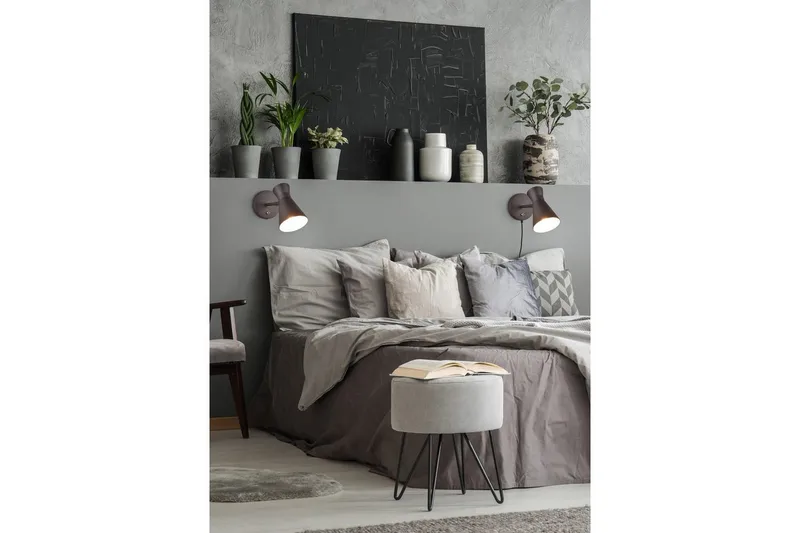 Vägglampa TRIO Enzo Mattsvart - Mattsvart - Belysning - Lampor & belysning inomhus - Sovrumslampa - Sänglampa - Sänglampa vägg