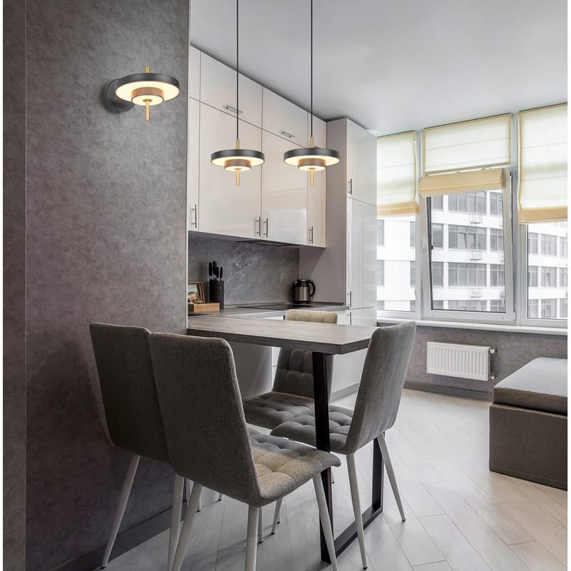 Vägglampa TRIO Keaton - Mattsvart/Mässing - Belysning - Lampor & belysning inomhus - Sovrumslampa - Sänglampa - Sänglampa vägg