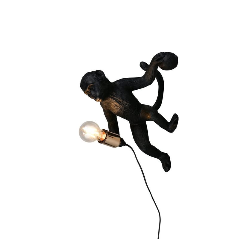 Vägglampa TRIO Louy, Svart