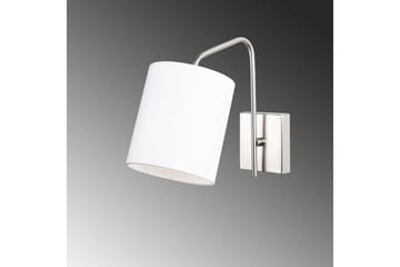 Vägglampa Ve Nickel / Vit - Vit - Belysning - Lampor & belysning inomhus - Sovrumslampa - Sänglampa - Sänglampa vägg