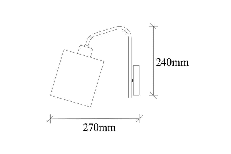 Vägglampa Ve Nickel / Vit - Vit - Belysning - Lampor & belysning inomhus - Sovrumslampa - Sänglampa - Sänglampa vägg