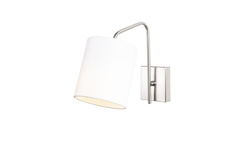 Vägglampa Ve Nickel / Vit - Vit - Belysning - Lampor & belysning inomhus - Sovrumslampa - Sänglampa - Sänglampa vägg
