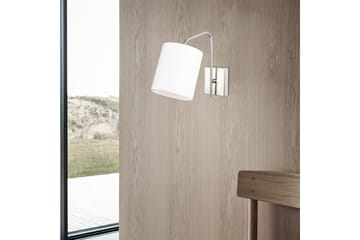 Vägglampa Ve Nickel / Vit - Vit - Belysning - Lampor & belysning inomhus - Sovrumslampa - Sänglampa - Sänglampa vägg