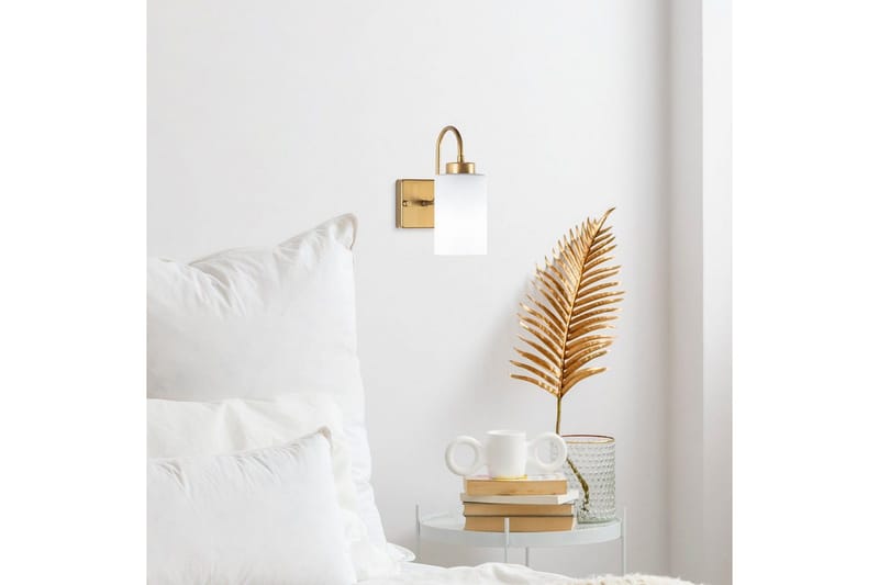 Vägglampa Yalara Vit / Rany - Vit / Rany - Belysning - Lampor & belysning inomhus - Sovrumslampa - Sänglampa - Sänglampa vägg