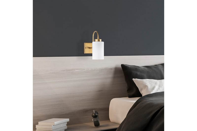 Vägglampa Yalara Vit / Rany - Vit / Rany - Belysning - Lampor & belysning inomhus - Sovrumslampa - Sänglampa - Sänglampa vägg