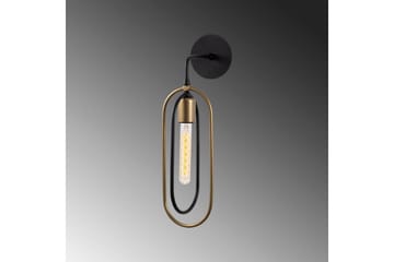 Vägglampa Pindor svart / guld - Guld/Svart - Belysning - Lampor & belysning inomhus - Sovrumslampa - Sänglampa - Sänglampa vägg