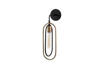 Vägglampa Pindor svart / guld - Guld/Svart - Belysning - Lampor & belysning inomhus - Sovrumslampa - Sänglampa - Sänglampa vägg