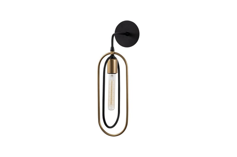 Vägglampa Pindor svart / guld - Guld/Svart - Belysning - Lampor & belysning inomhus - Sovrumslampa - Sänglampa - Sänglampa vägg