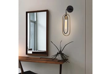 Vägglampa Pindor svart / guld - Guld/Svart - Belysning - Lampor & belysning inomhus - Sovrumslampa - Sänglampa - Sänglampa vägg