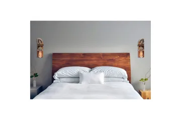 Vägglampeset (2 stycken) Giuseppe Duo Brun / Rany - Brun/Guld - Belysning - Lampor & belysning inomhus - Sovrumslampa - Sänglampa - Sänglampa vägg