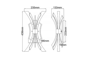 Vida Hinkley Vägglampa - GOLD - Belysning - Lampor & belysning inomhus - Sovrumslampa - Sänglampa - Sänglampa vägg