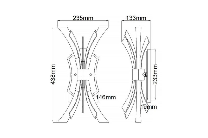 Vida Hinkley Vägglampa - GOLD - Belysning - Lampor & belysning inomhus - Sovrumslampa - Sänglampa - Sänglampa vägg