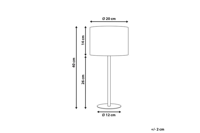 Vinkea Bordslampa 40 cm E27 - Svart/Vit - Belysning - Lampor & belysning inomhus - Sovrumslampa - Sänglampa - Sängbordslampa