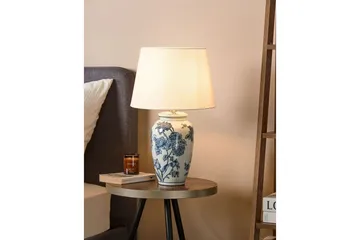 Virhal Bordslampa 54 cm E27 - Vit/Blå - Belysning - Lampor & belysning inomhus - Sovrumslampa - Sänglampa - Sängbordslampa