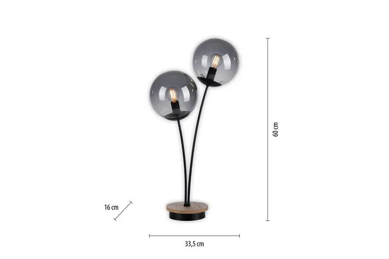 Widow Just Light Bordslampa - Wood - Belysning - Lampor & belysning inomhus - Sovrumslampa - Sänglampa - Sängbordslampa