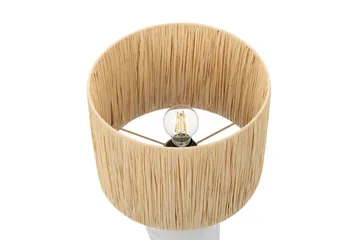 Yadasi Bordslampa 46 cm E27 - Vit/Natur - Belysning - Lampor & belysning inomhus - Sovrumslampa - Sänglampa - Sängbordslampa