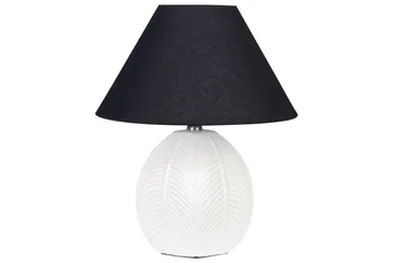 Zakel Bordslampa 42 cm E27 - Gräddvit/Svart - Belysning - Lampor & belysning inomhus - Sovrumslampa - Sänglampa - Sängbordslampa