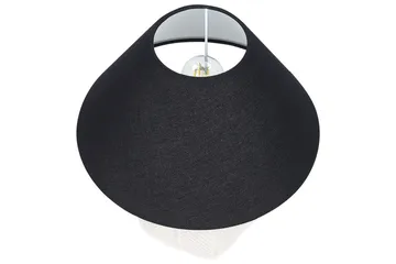 Zakel Bordslampa 42 cm E27 - Gräddvit/Svart - Belysning - Lampor & belysning inomhus - Sovrumslampa - Sänglampa - Sängbordslampa
