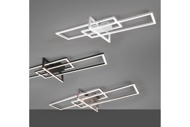 Salinas LED plafond borstad stål - Borstad stål - Belysning - Lampor & belysning inomhus - Sovrumslampa - Taklampa sovrum