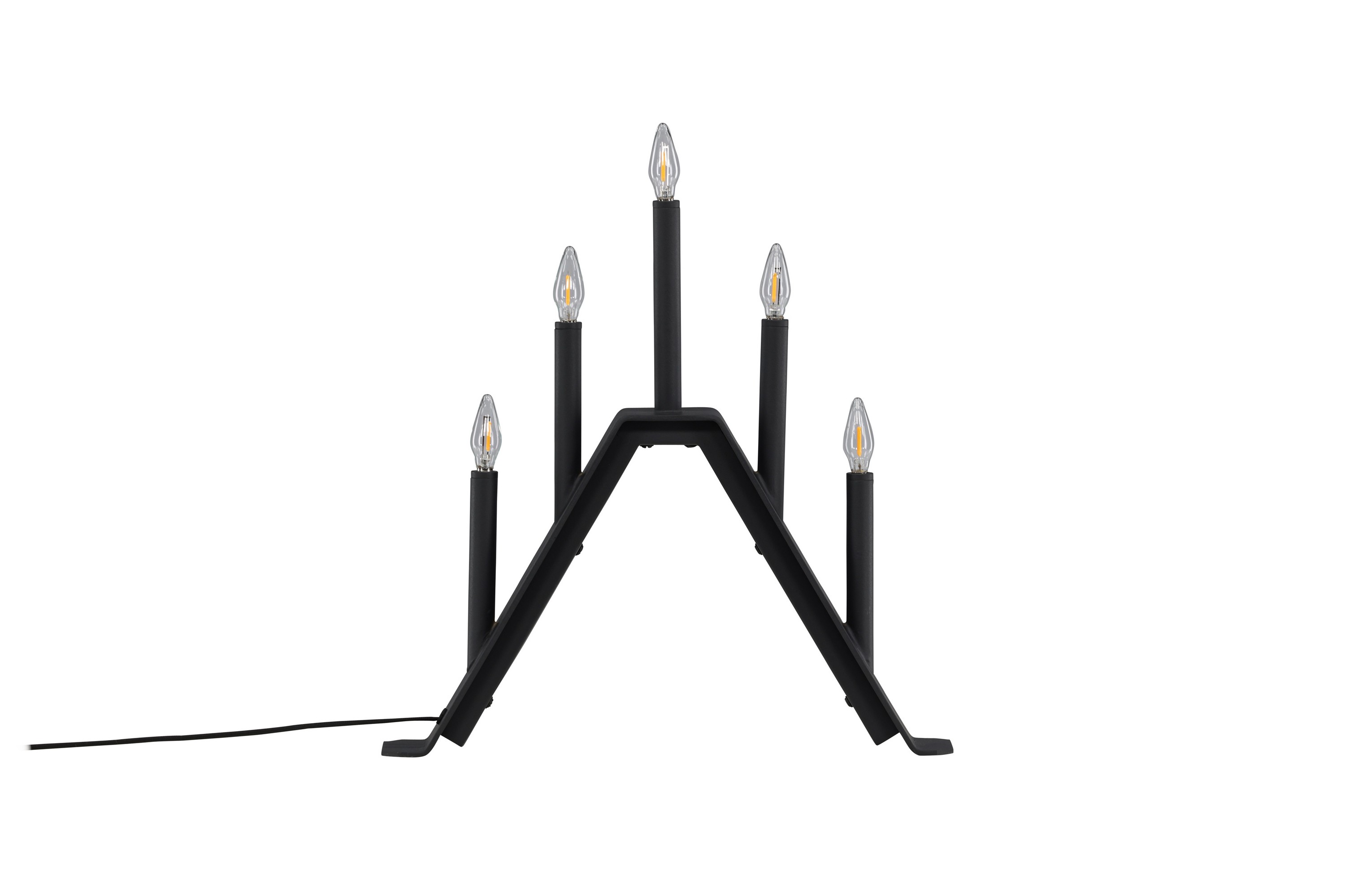 Adventsljusstake Lungby 36 cm Svart