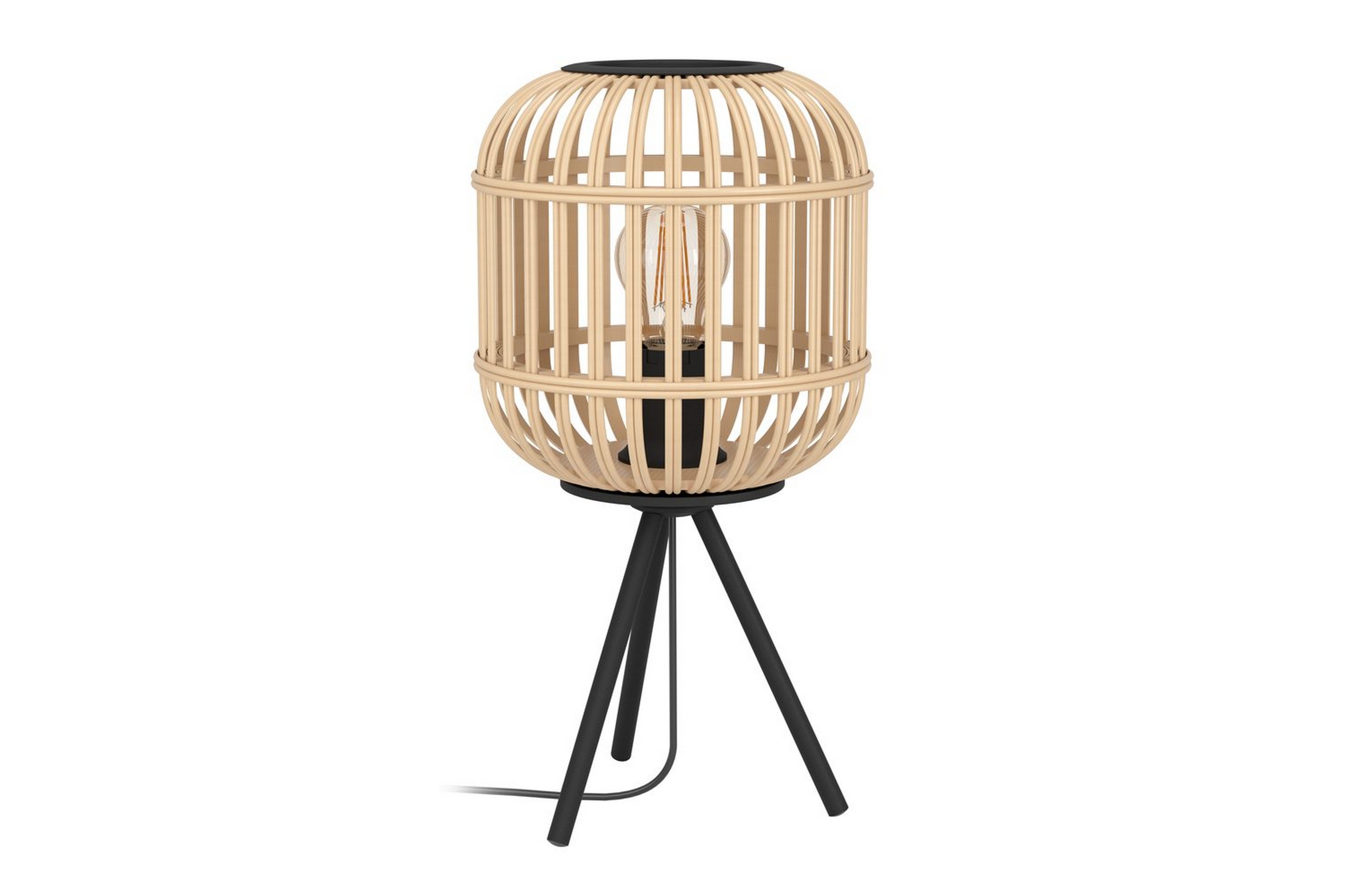 Bordslampa Eglo Bordesley - Svart/Brun