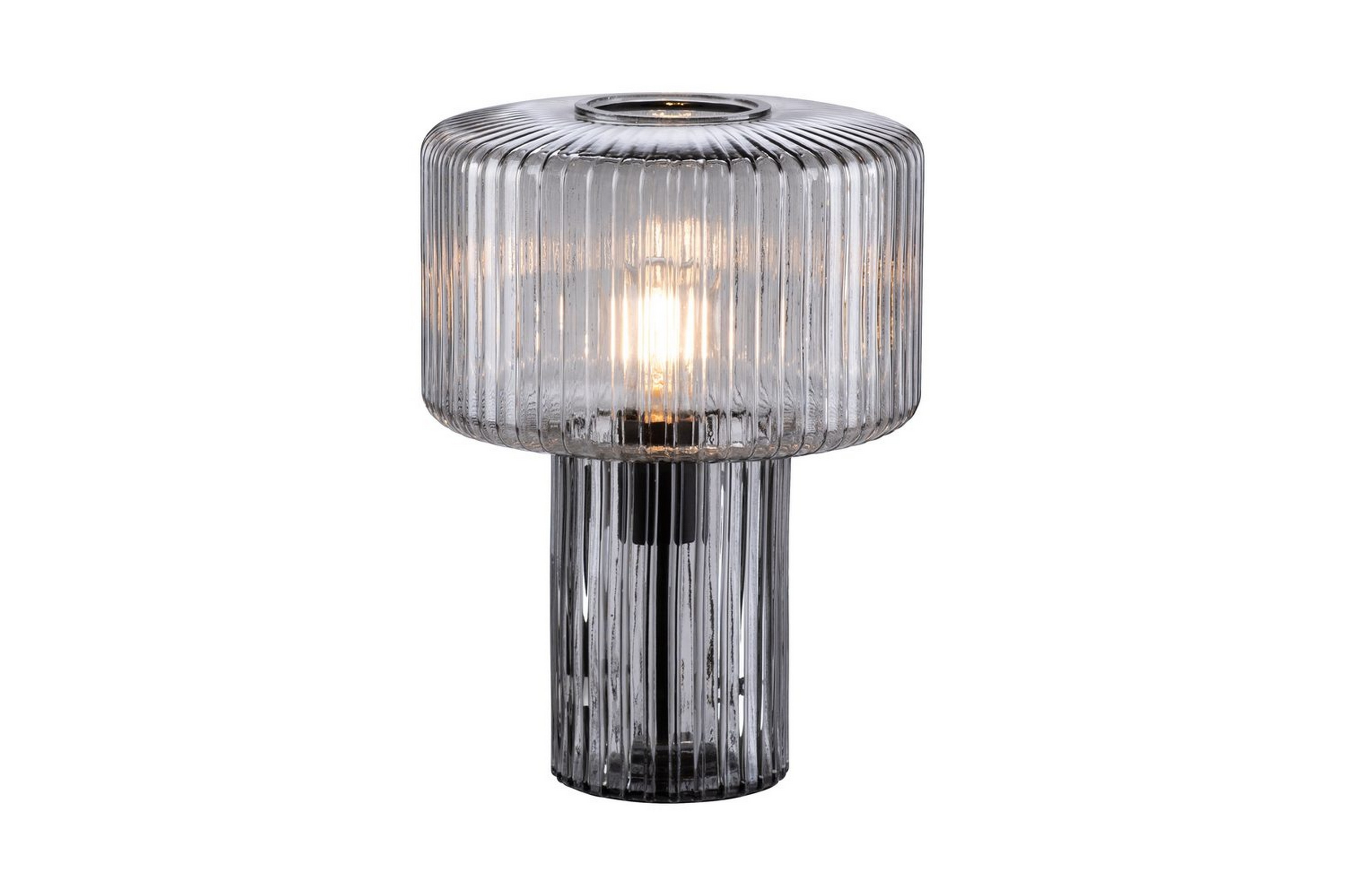 bordslampa fungus - rökfärgad