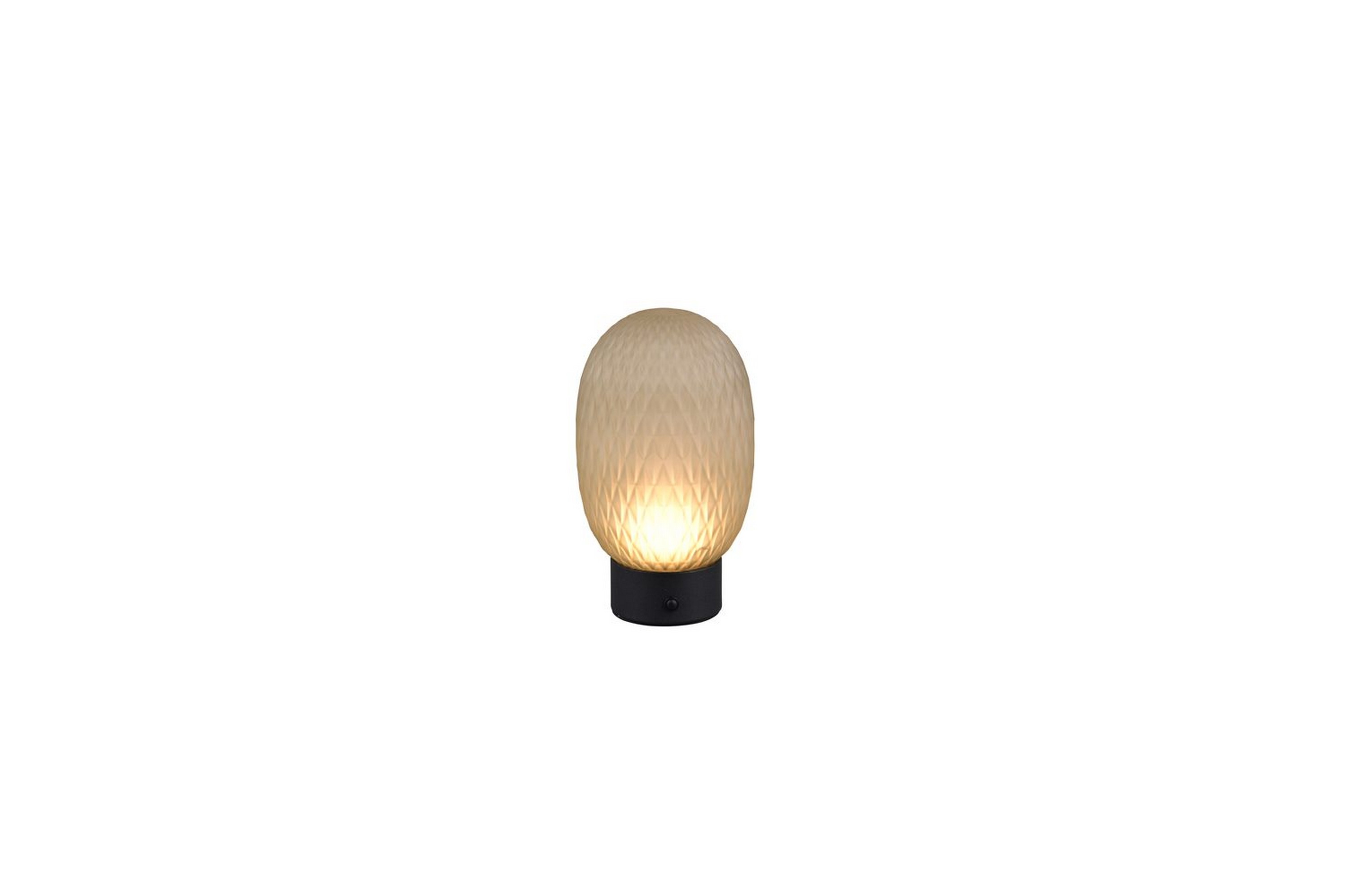 Bordslampa Laddningsbar TRIO Facette Mattsvart/grön Mattsvart/grön
