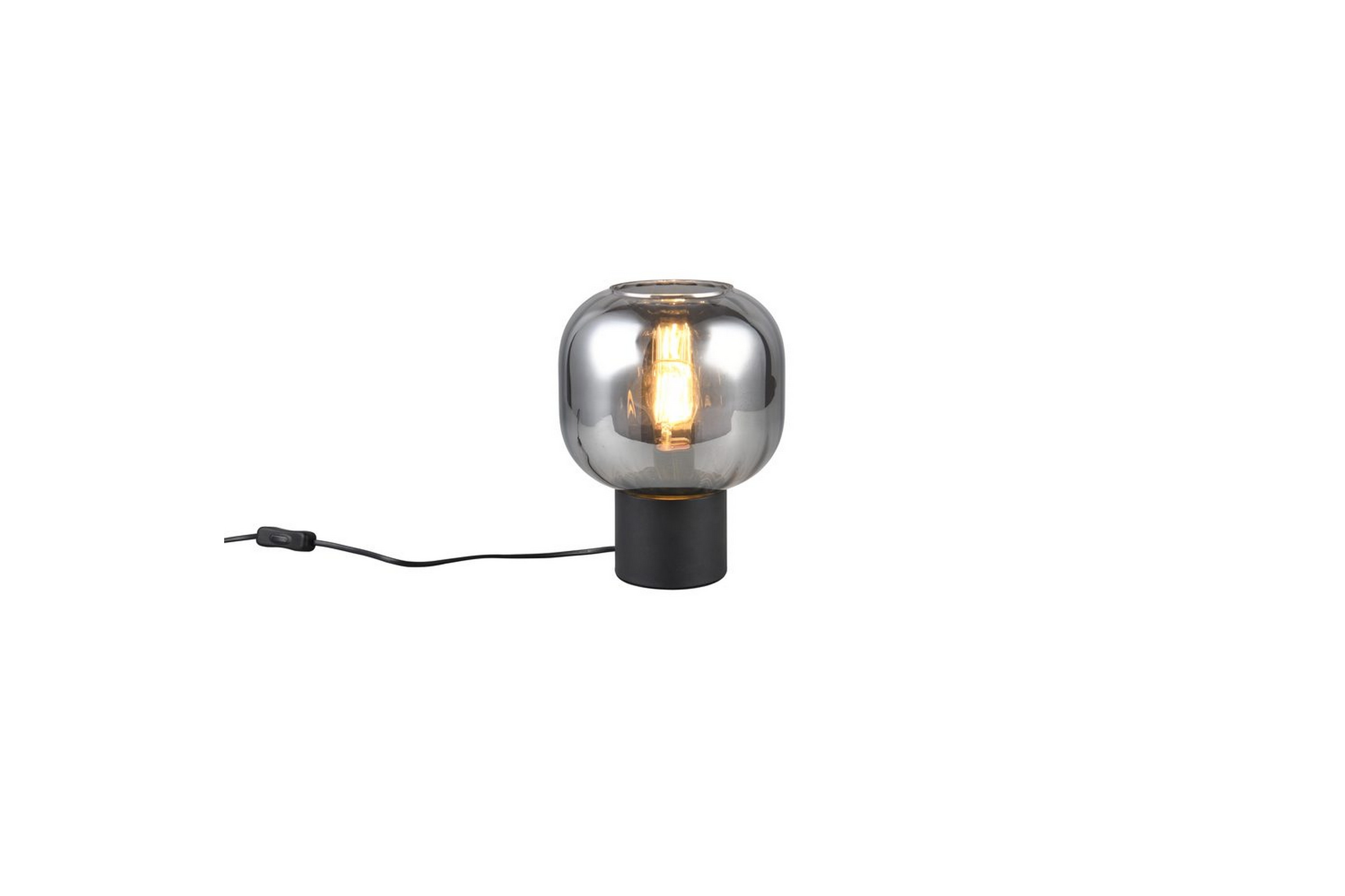 Bordslampa TRIO Diva Mattsvart/kromad Mattsvart/kromad