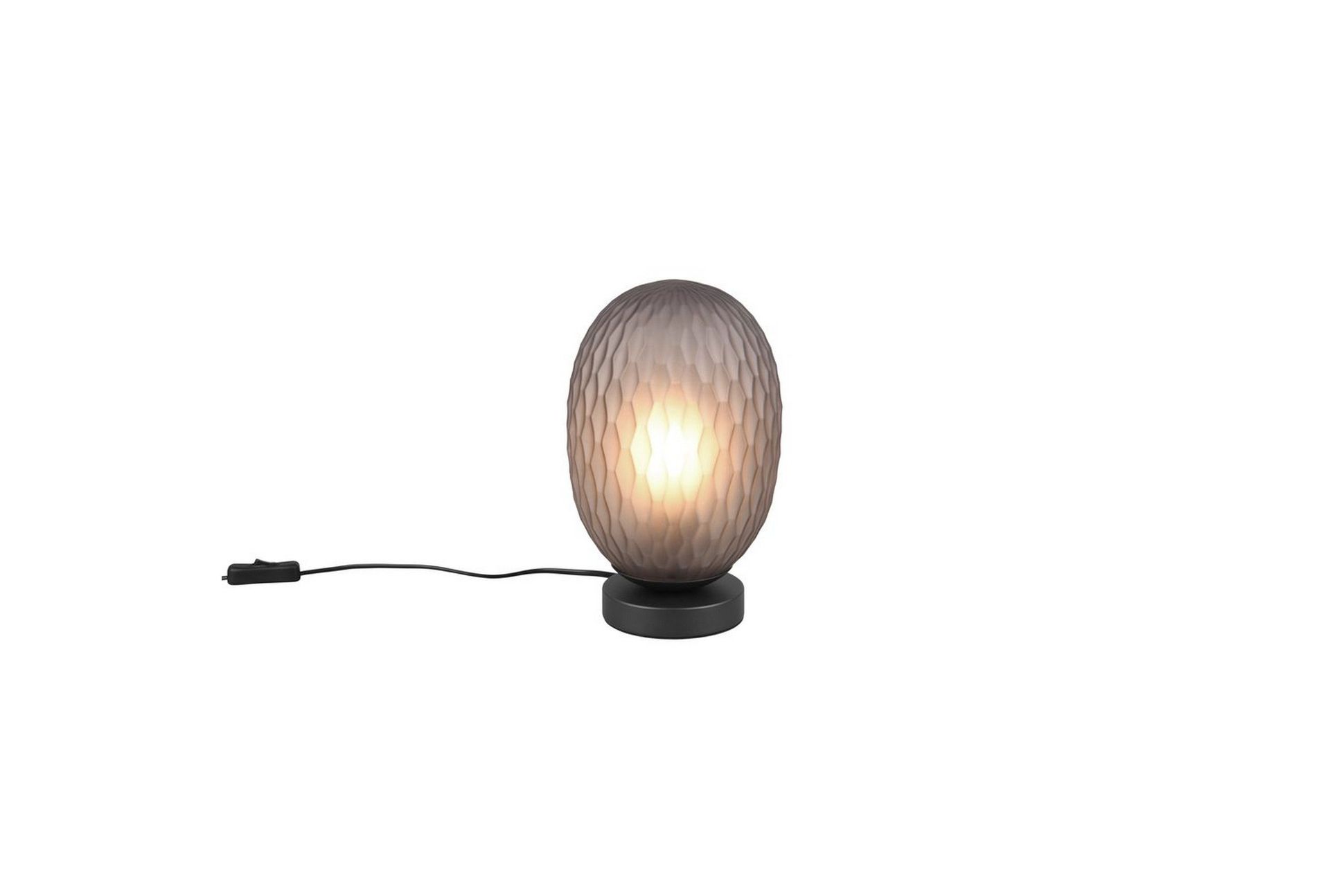 Bordslampa TRIO Facette Mattsvart/r&ouml;k - Mattsvart/r&ouml;k