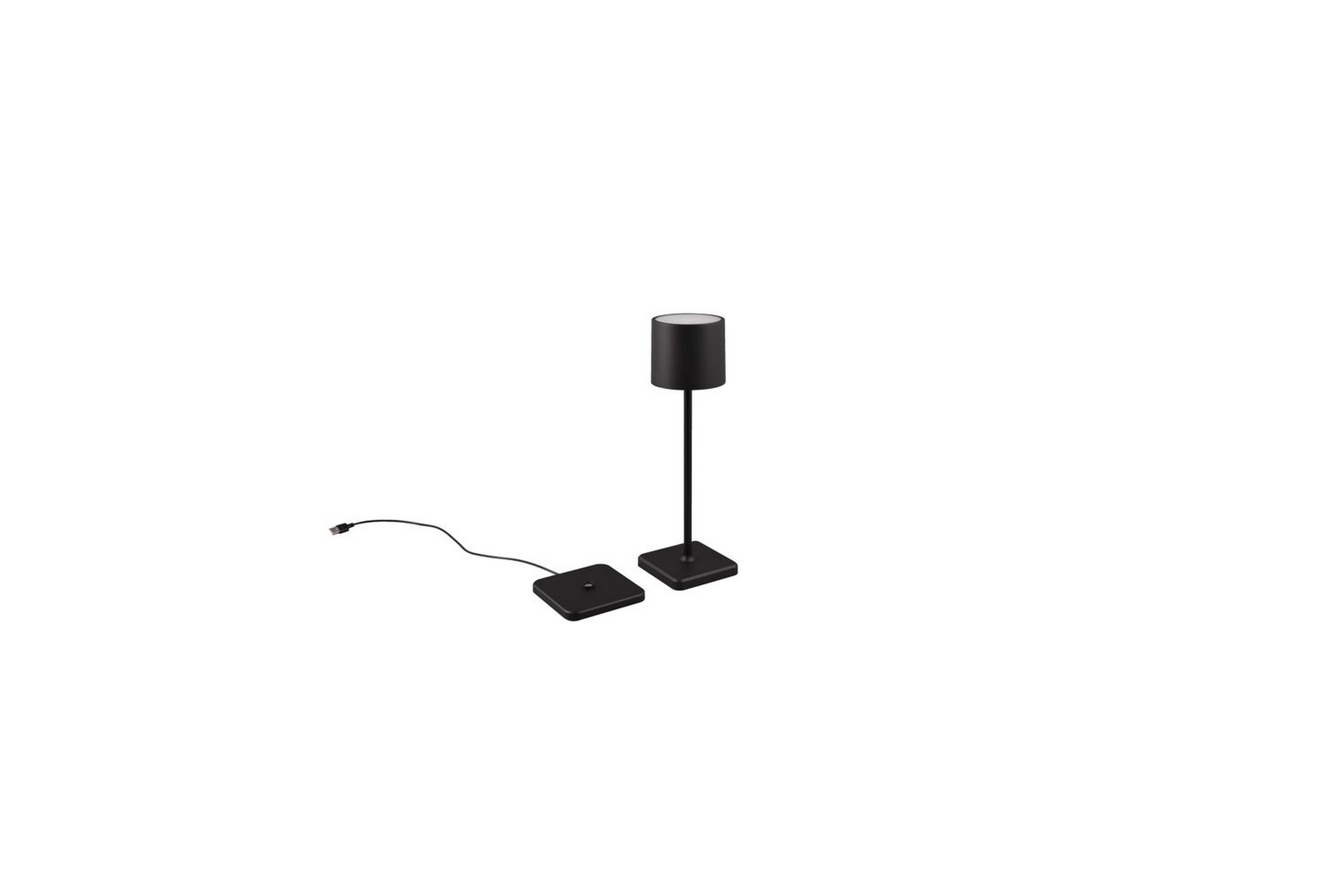 Bordslampa TRIO Fernandez Mattsvart Mattsvart