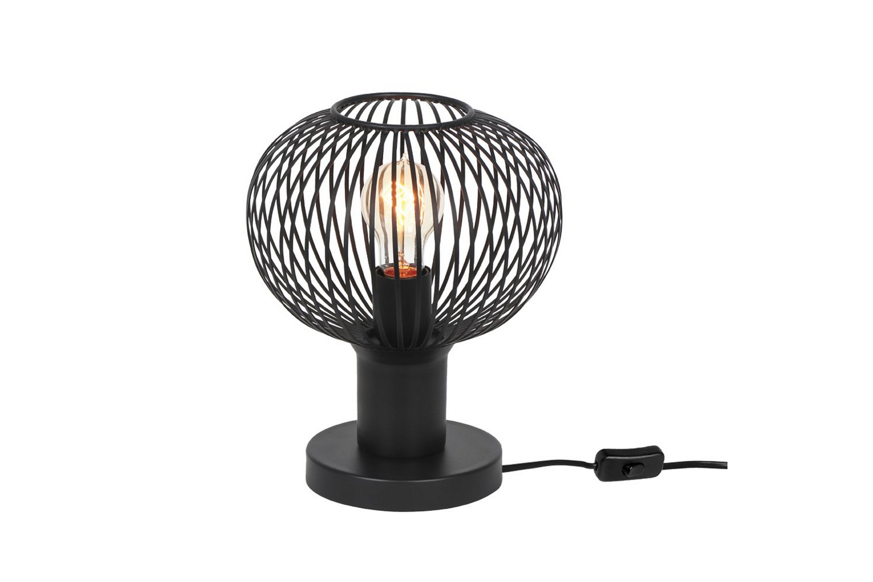 Bordslampa TRIO Gila 23 cm, Mattsvart 23 cm, Mattsvart