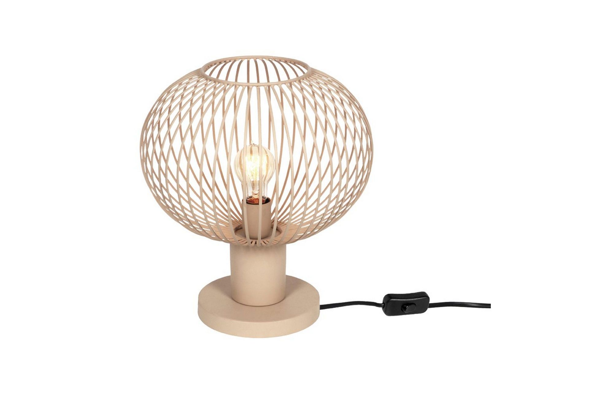 Bordslampa TRIO Gila 33 cm, Sand - 33 cm, Sand