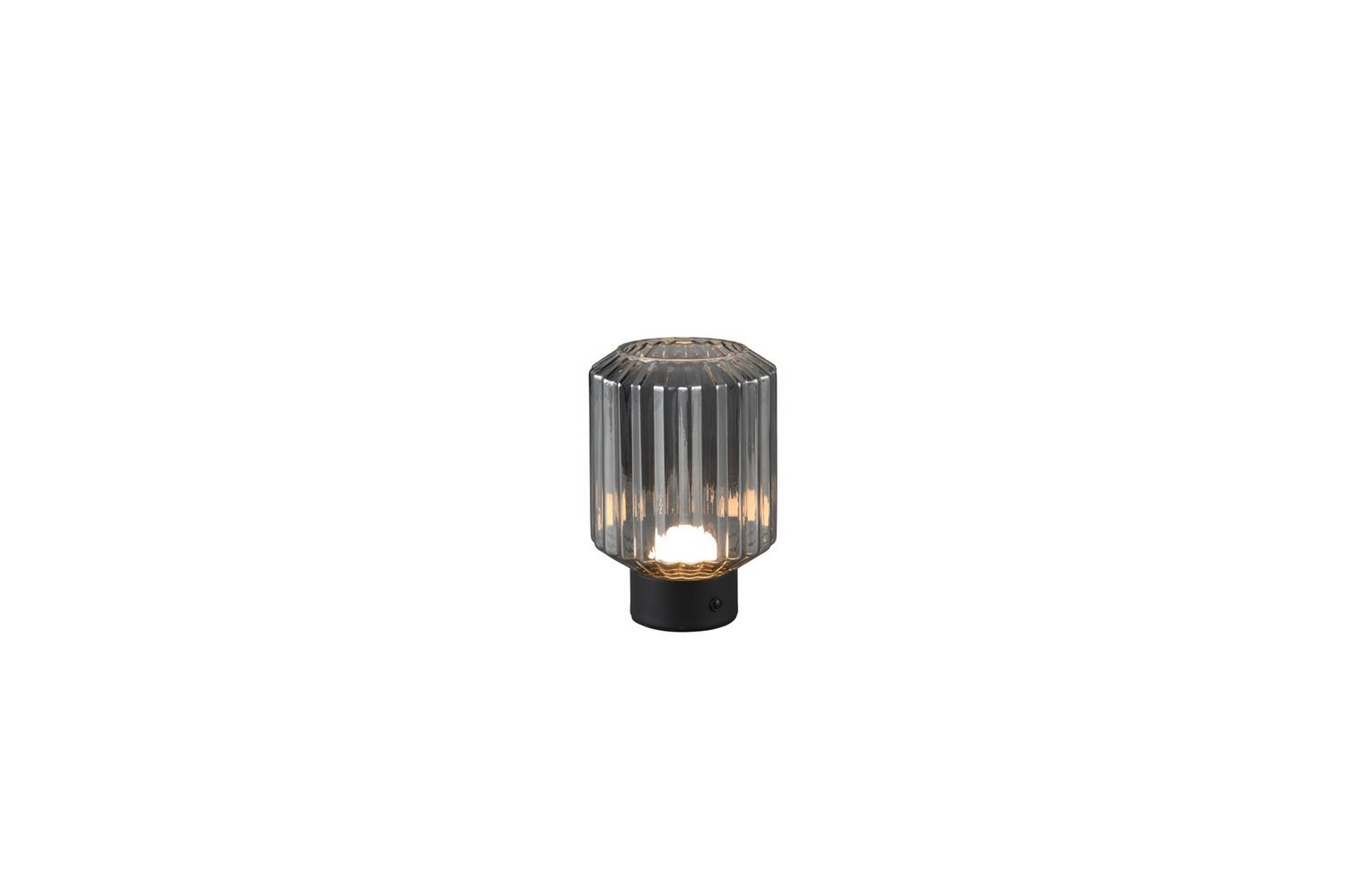 Bordslampa TRIO Lord Mattsvart/rök Mattsvart/rök