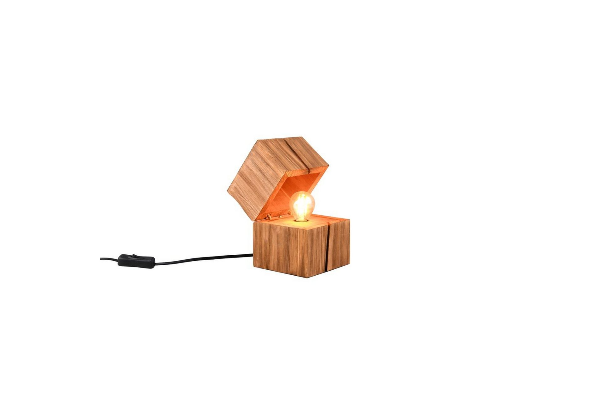 Bordslampa TRIO Treasure Tr&auml; - Tr&auml;